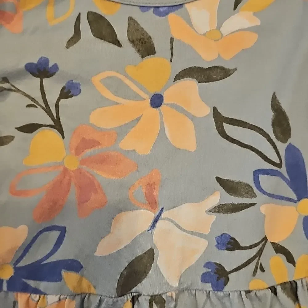 Carter's Vibrant Blue and Yellow Casual Dress